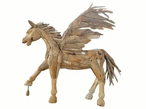 Product image of the product “Mythical Pegasus - Horse with Wings. The wings are removable. About 170cm length and 150cm height. ”
